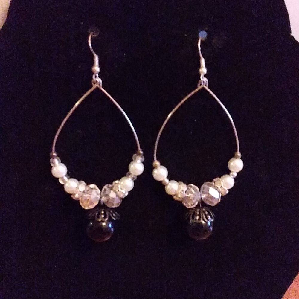 Handmade hoop earrings